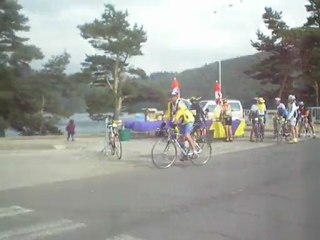 Cyclo Club Kingersheim (CCK) - l'Ardéchoise 2011_ Regroupement du CCK au lac d'Issariés _ IMGP1796