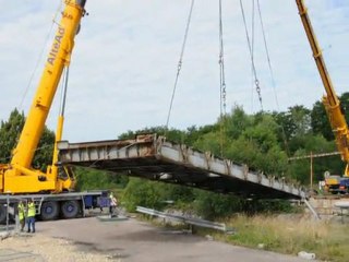 38 tonnes et puis... le pont s'envole (Montceau-les-Mines 20/06/11