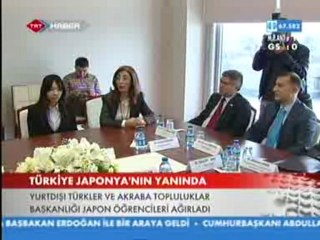 Türkiye'deki Japon öğrenciler YTB'de