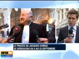 Emplois fictifs : procès de Chirac en septembre
