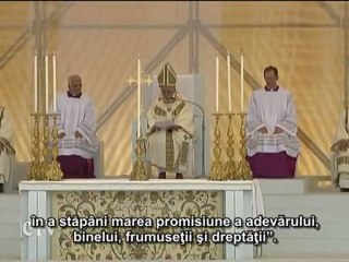 Papa: „Fiind generoşi cu Dumnezeu nu vom regreta niciodată”