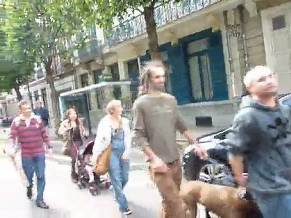 Manifestation internationale des indignés indignés Lille