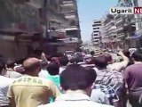 Anti-regime protests in Syria before Assad speech