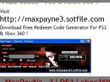 max payne 3 Redeem Keys For ps3 | Xbox360