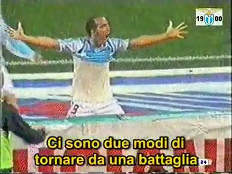 roma- lazio paolo di canio saluto fascista