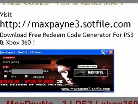 [How To Redeem codes Max Payne 3] Max Payne 3 Key Generator