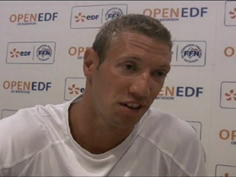 Alain Bernard à la conférence de presse