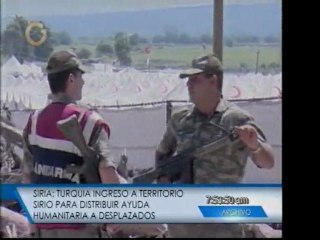 Turquía asiste a desplazados