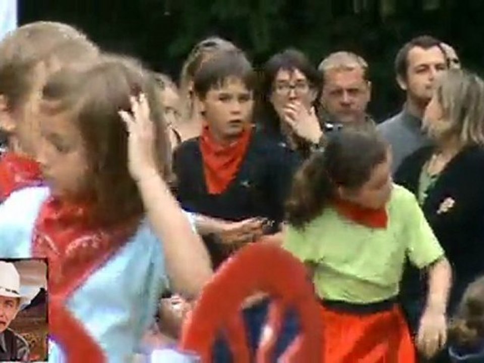 BENDJY DANS GREASE AVEC OLIVIA NEWTON-JOHN TOUNAGE AU COLLEGE ST URSULE RIEDISHEIM 19 JUIN 2011