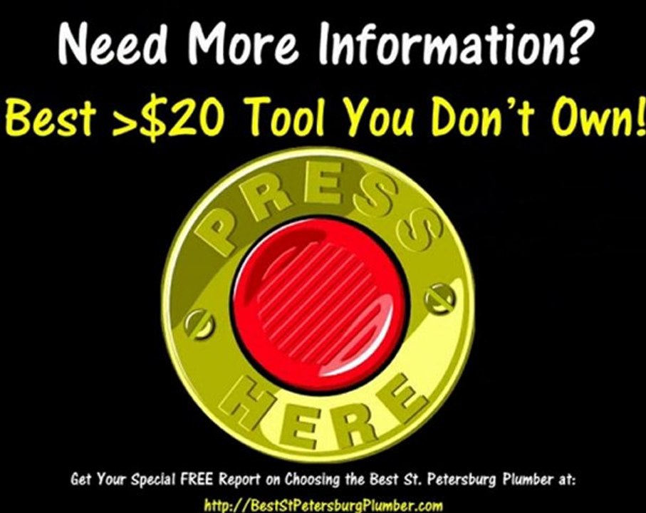 Best St. Petersburg Plumber and St. Pete Plumbing Service