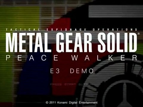 Metal Gear Solid : Peace Walker HD - E3 Demo Gameplay Trailer [HD]