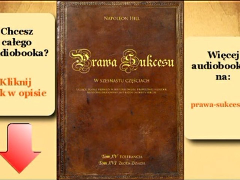 Prawa sukcesu. Tom XV i tom XVI / Napoleon Hill