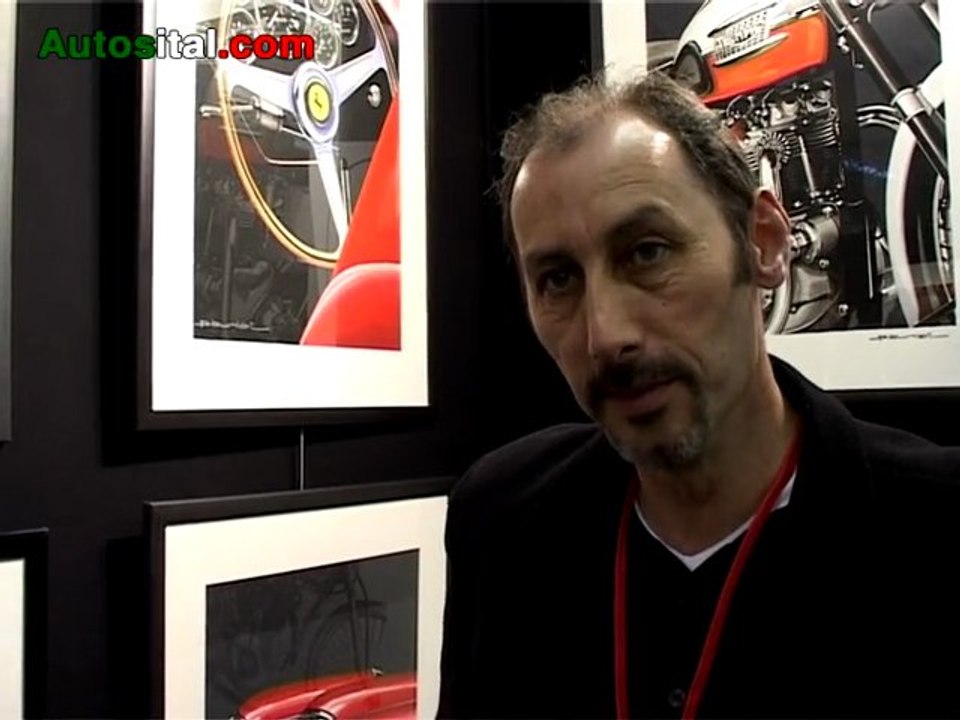 Rétromobile 2004 : Philippe Burlet, un artiste peintre à Rétromobile