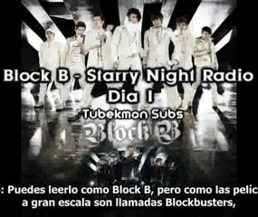 Block B Starry Night Dia 1 de 5 ESP SUB 110418