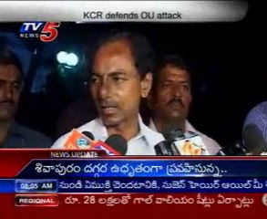 TRS KCR defends OU attack