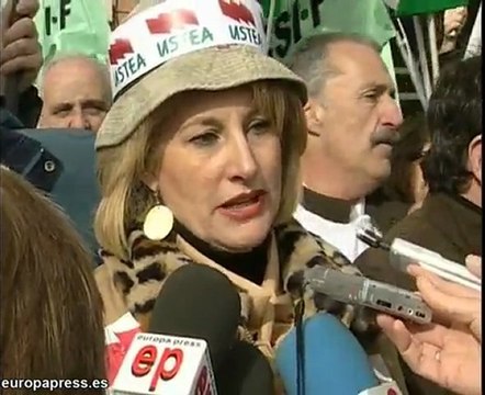 Funcionarios andaluces se manifestan en Sevilla