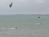 Kitesurf Carnac Plage menhirs Bretagne Morbihan