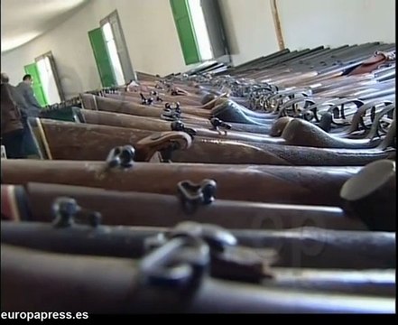 La Guardia Civil subasta armas