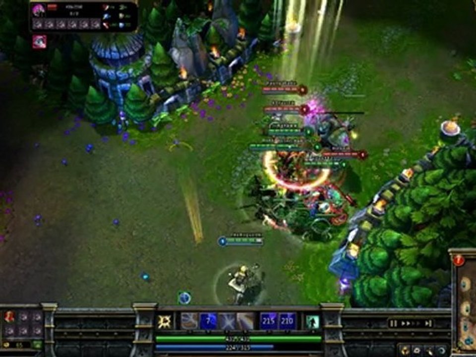 League of Legends - Tour du mid down en une minute.