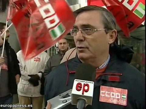 Encierro de UGT-A y CC.OO.-A en TGSS