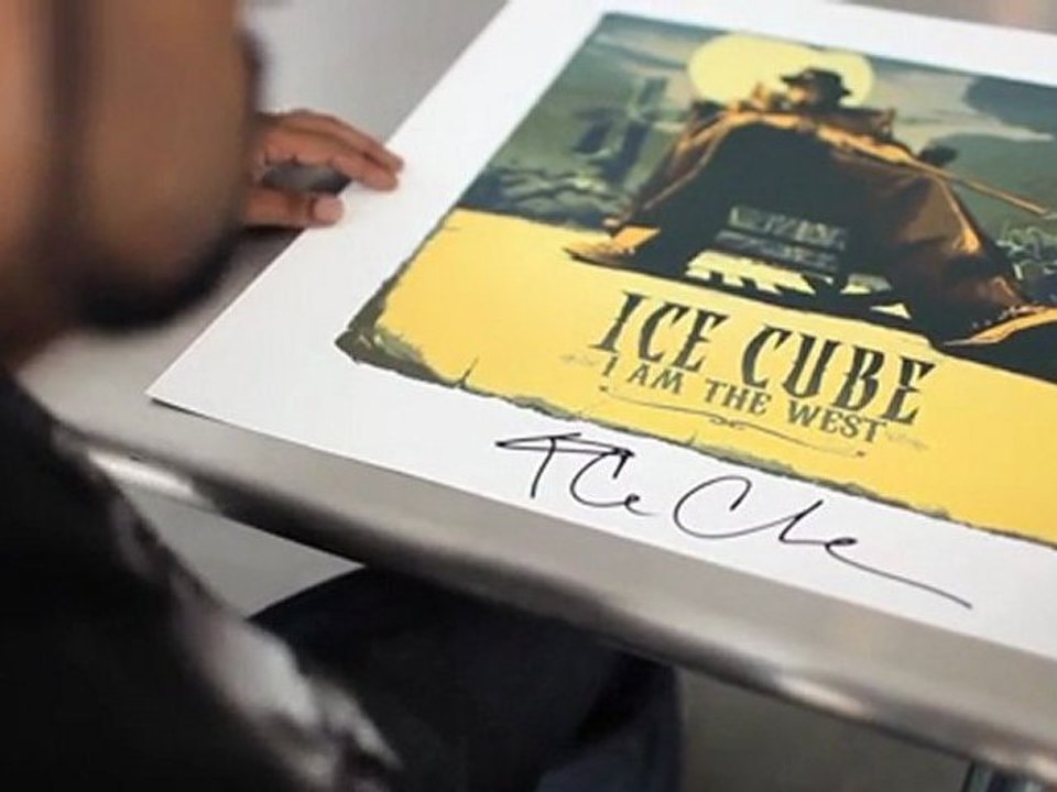 RareInk Presents Ice Cube "I Am The West" Autographed Album Art