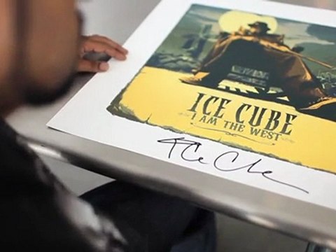 RareInk Presents Ice Cube I Am The West Autographed Album Art