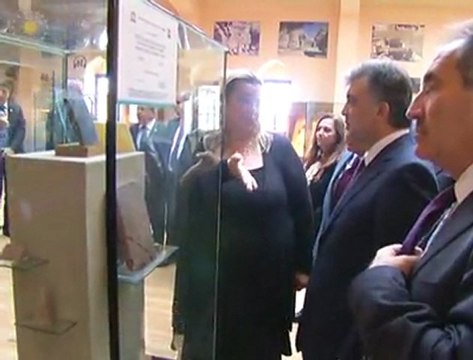 Cumhurbaşkanı Gül, Anadolu Medeniyetleri Müzesi’ni gezdi.