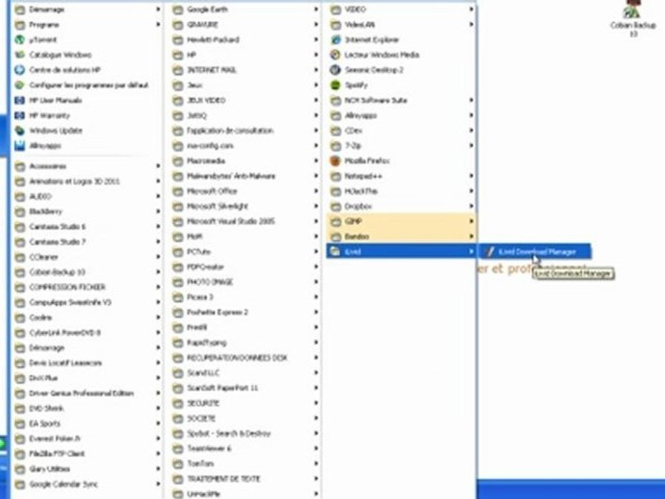 Comment supprimer un logiciel via le clic droit