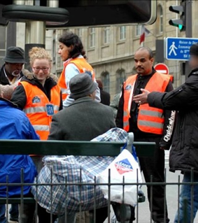 homeless people in Paris