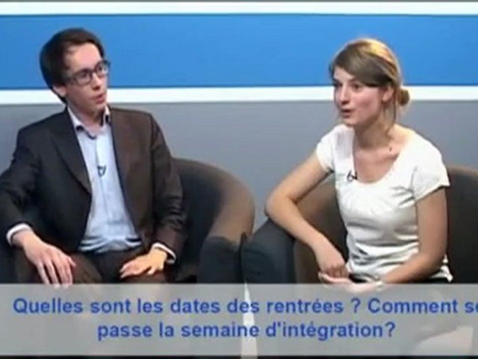 Admissibles Campus Channel (2/36) : dates de la rentrée 2011