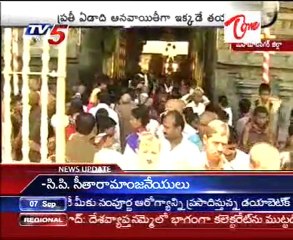 Brahmotsavam arrangements in full swing at Tirumala
