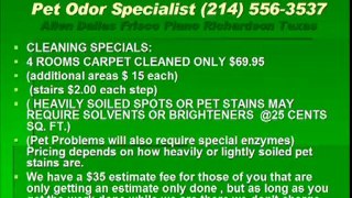 Plano carpet cleaning pet odor removal water extraction alle