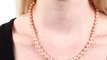 Pure Pearls Pink Freshwater Elite Pearl Necklace 7.0-8.0mm
