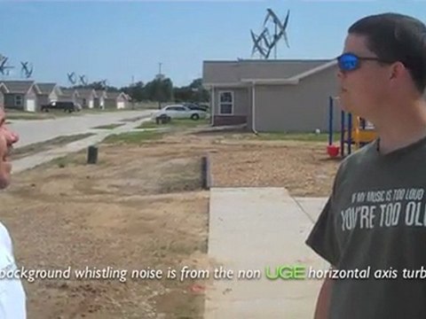 Urban Green Energy's eddyGT vertical axis wind turbine in St. Louis suburb!