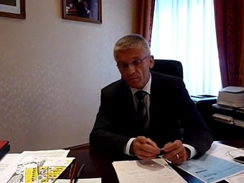 Interview du maire de Dieuze après le départ du 13è RDP