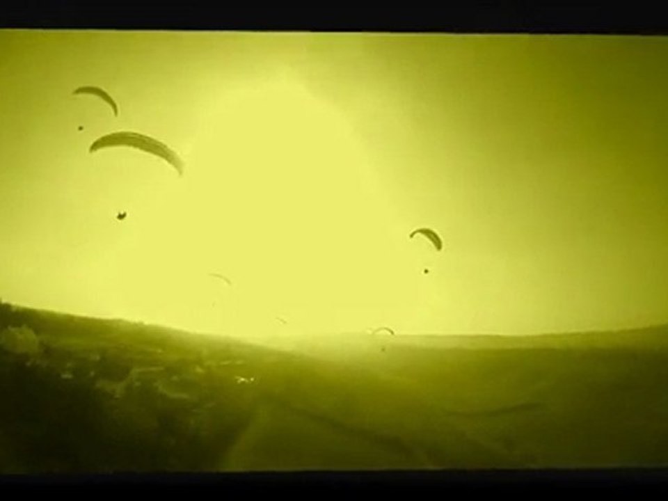 parapente aux caves a sancerre le 3 mars 2011