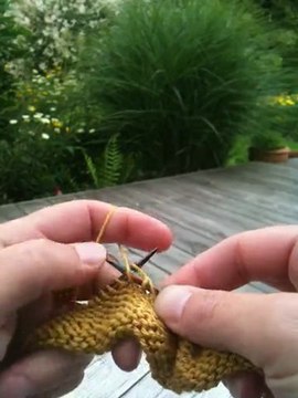 tricot continental maille envers