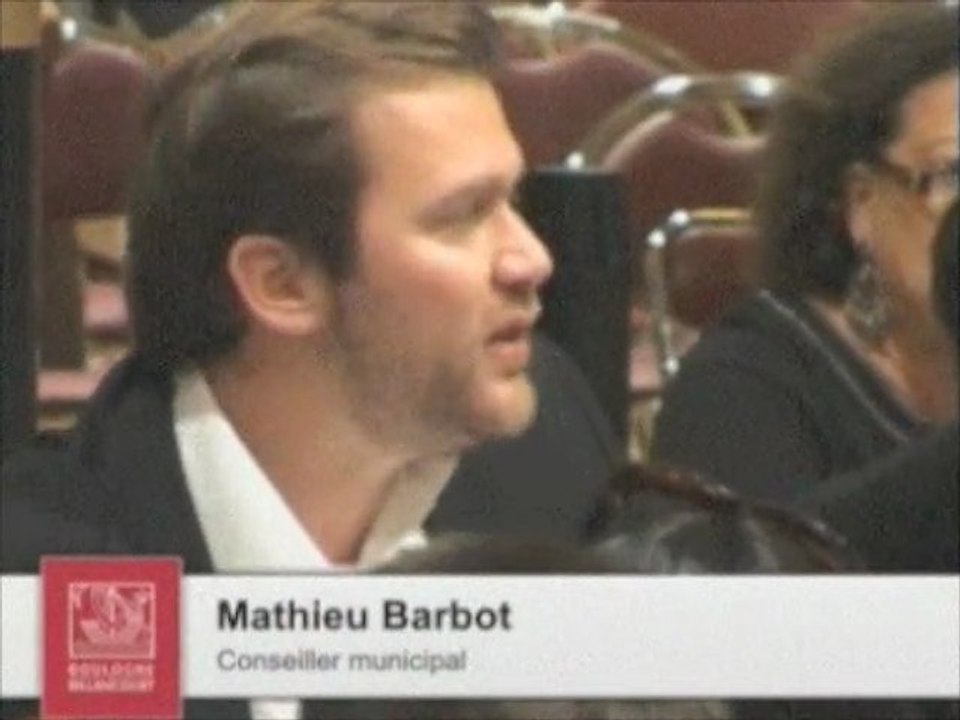 Question de Mathieu BARBOT - 16 juin 2011