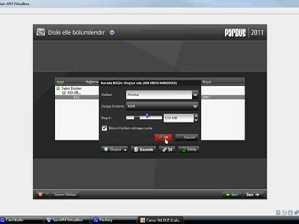 Pardus Kurulumu ve Çalışma Sistemi