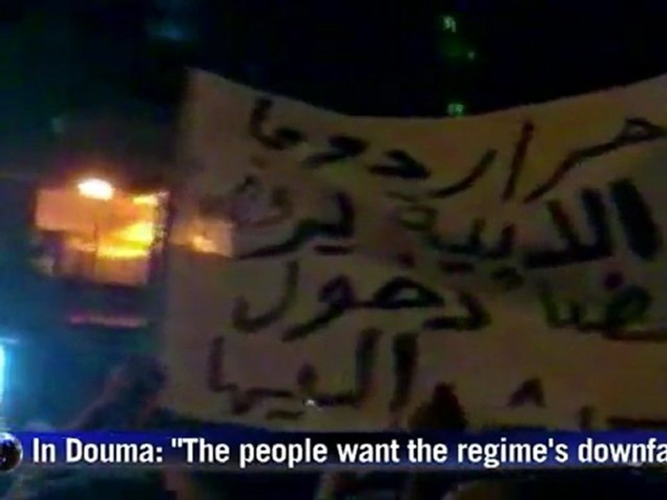 Protests in Syria after Assad's address to nation