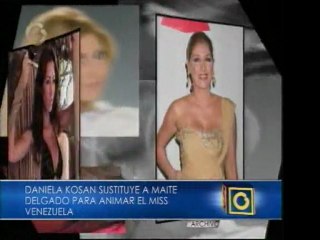 Nueva animadora del Miss Venezuela