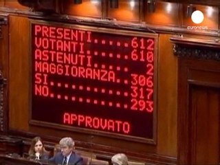 Berlusconi'ye güven oylaması öncesi iyi haber