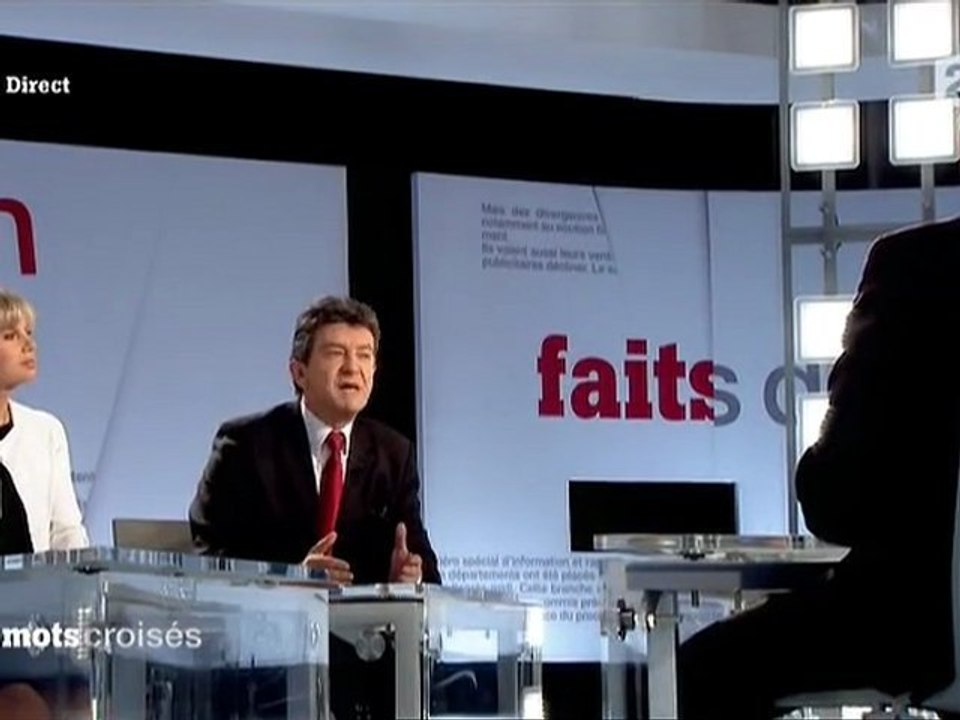 Jean-Luc Mélenchon invité de "Mots Croisés" le 20-06-2011