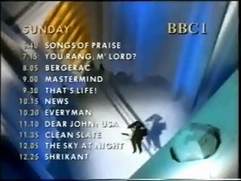 BBC1 Continuity, Saturday 20th January 1990