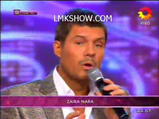 Zaira hablo con Tinelli en el bailando