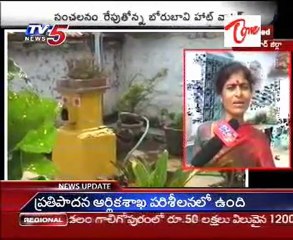 Hot water from a Bore well @ Armur Town,Public feel wonder, scary