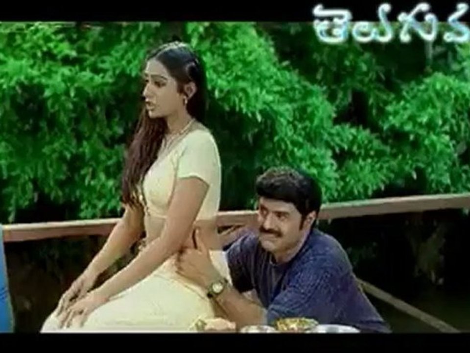 Romantic Scene between Laya and Bala Krishna