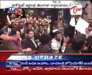Midnight Police Arrested Telangana Agitation Lawyers