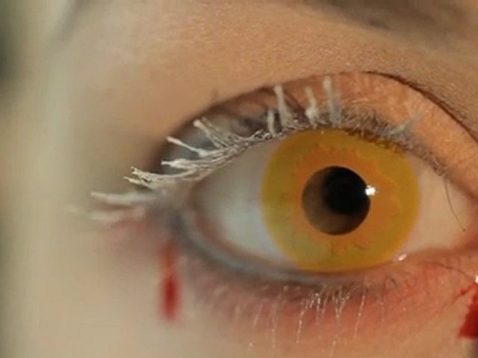 Gold Vampire Contact Lenses