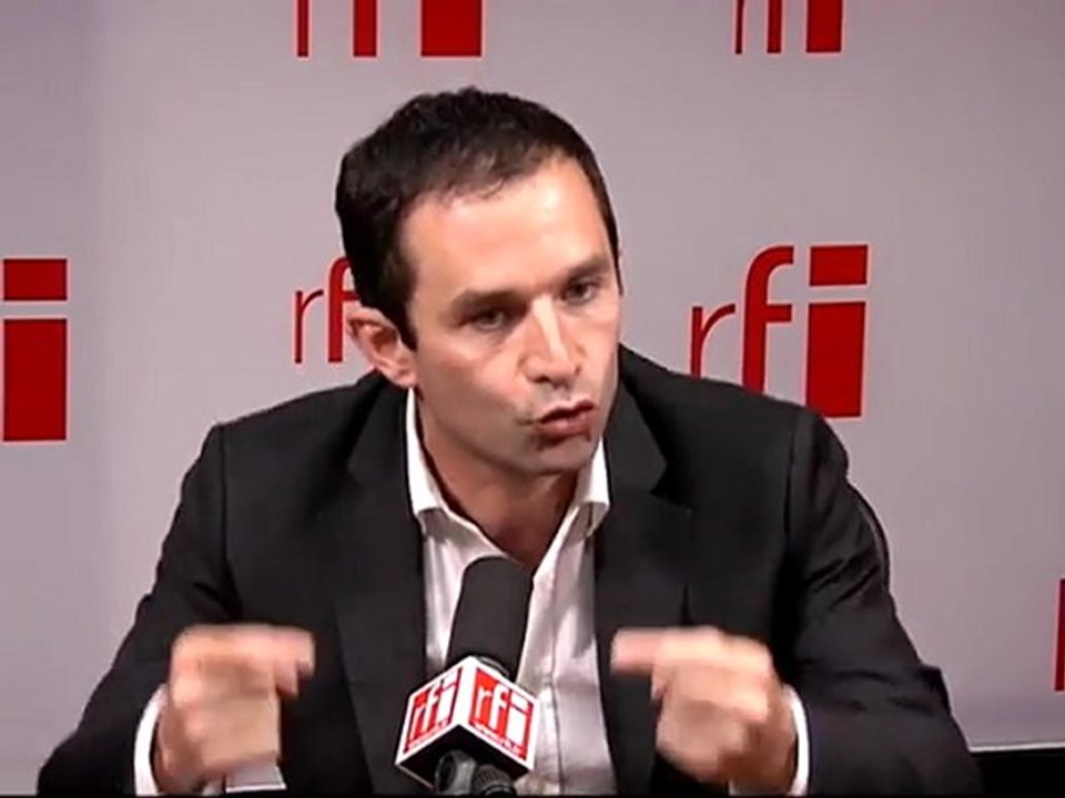 Benoit Hamon, porte-parole du Parti Socialiste